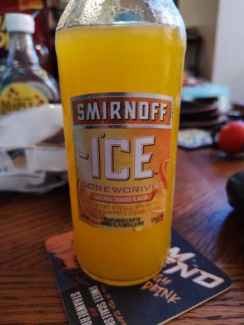 Smirnoff Screwdriver Beer, Natural Orange Flavor