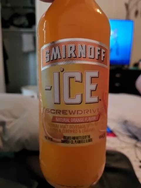 Smirnoff Ice Screwdriver Natural Orange Flavor Premium Malt Beverage