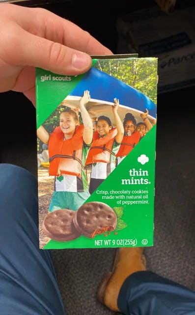 Is it Vegetarian? Girl Scouts Thin Mints Crisp, Chocolaty Cookies Made With Natural Oil Of Peppermint