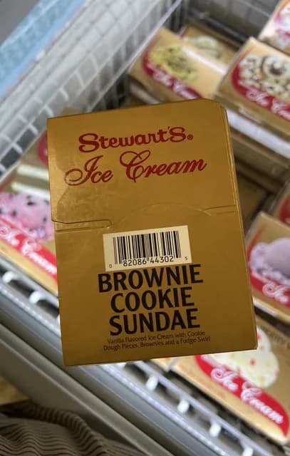 Stewart'S Brownie Cookie Sundae Ice Cream