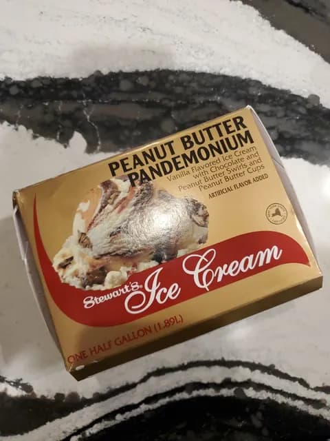 Stewart'S Peanut Butter Pandemonium Ice Cream