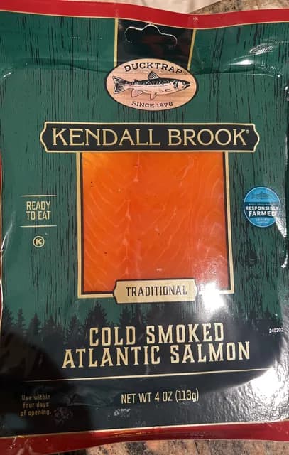 Ducktrap Kendall Brook Traditional Cold Smoked Atlantic Salmon