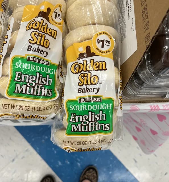Golden Silo Bakery Sourdough English Muffins