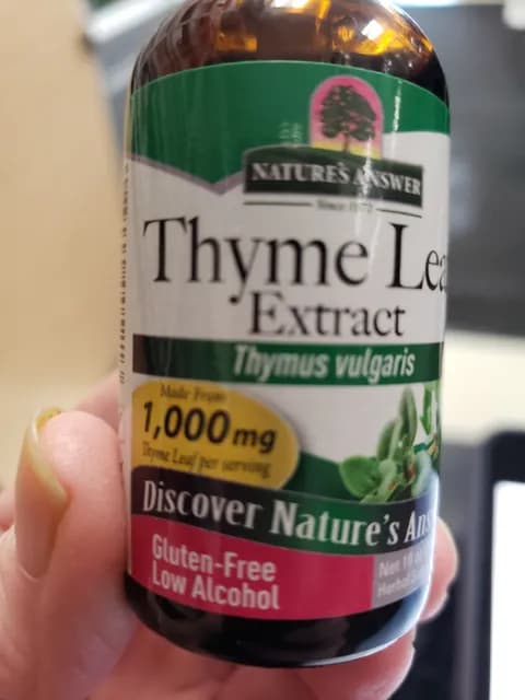 Nature'S Answer Thyme Leaf Extract