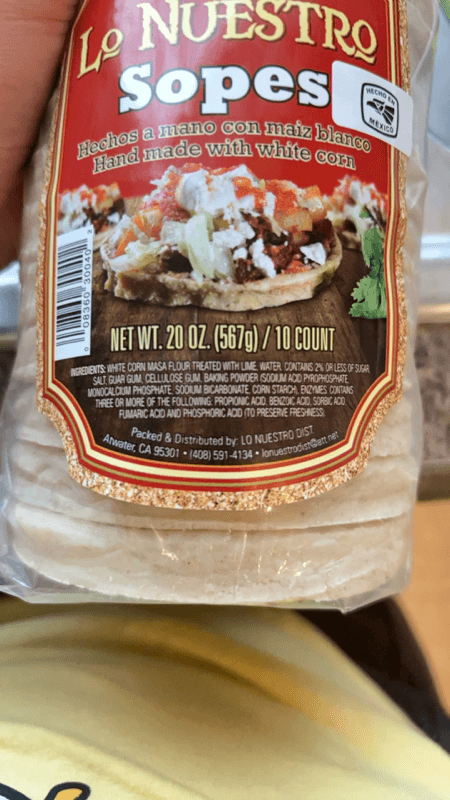 Lo Nuestro Sopes