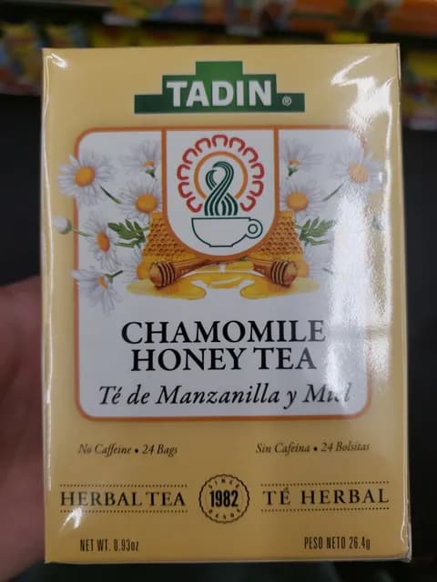 Tadin Chamomile Honey Herbal Tea 24 Bags