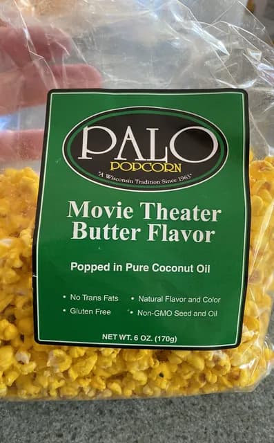 Palo Movie Theater Popcorn, Butter Flavor