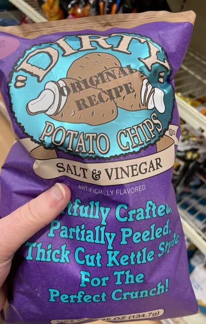 Dirty Salt & Vinegar Potato Chips