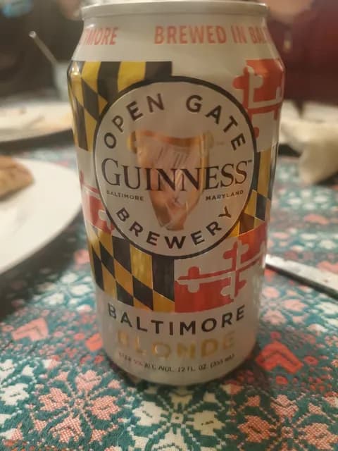 Guinness Baltimore Blonde