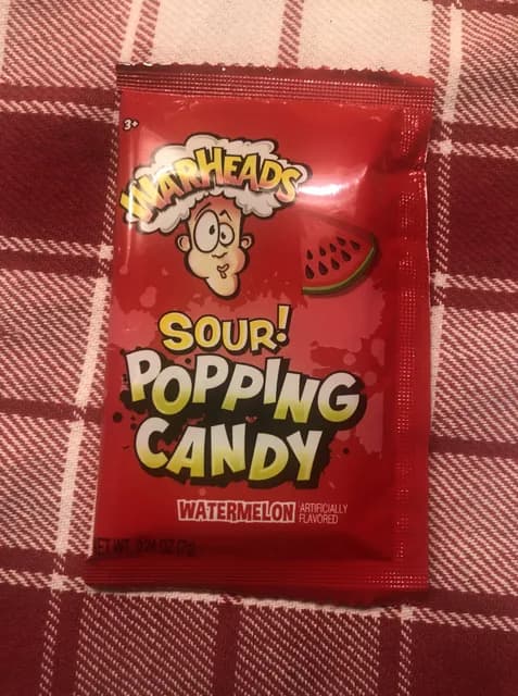 Warheads Sour! Popping Candy Watermelon Flavor