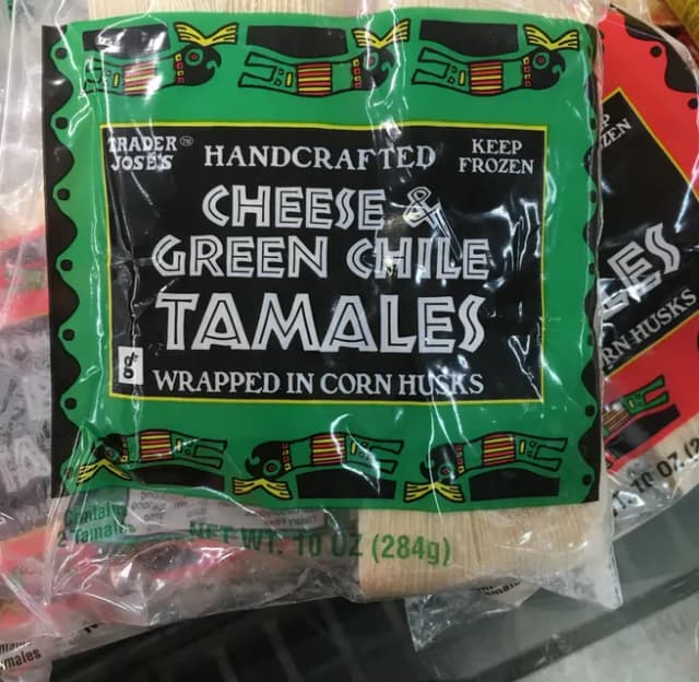 Is it Beef Free? Trader Jose's Handcrafted Cheese & Green Chile Tamales Wrapped In Corn Husks