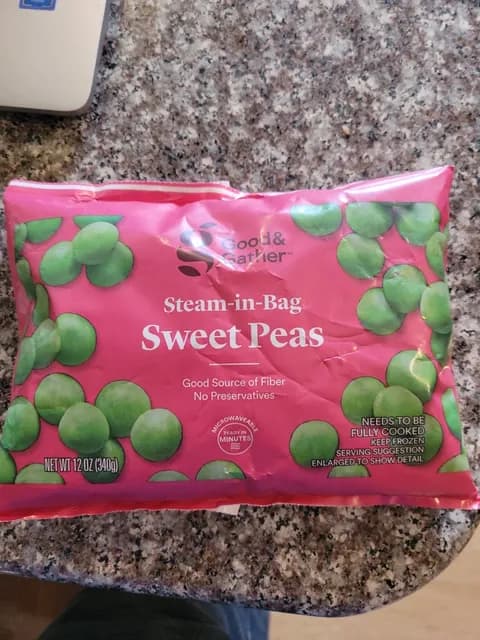 Good & Gather Steam-In-Bag Sweet Peas