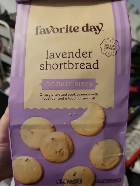 Favorite Day Lavender Shortbread Cookie Bites