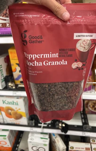 Good & Gather Peppermint Mocha Granola