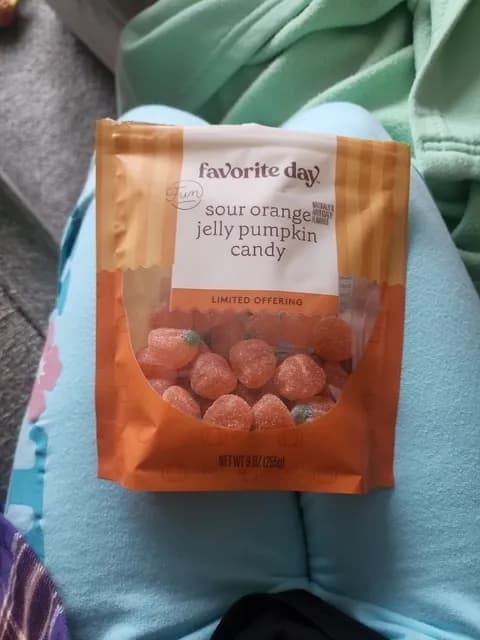 Favorite Day Sour Orange Jelly Pumpkin Candy