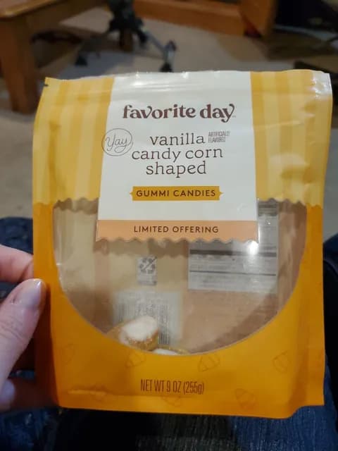 Favorite Day Vanilla Candy Corn Shaped Gummi Candies