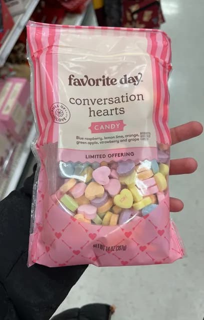 Favorite Day Conversation Hearts Candy