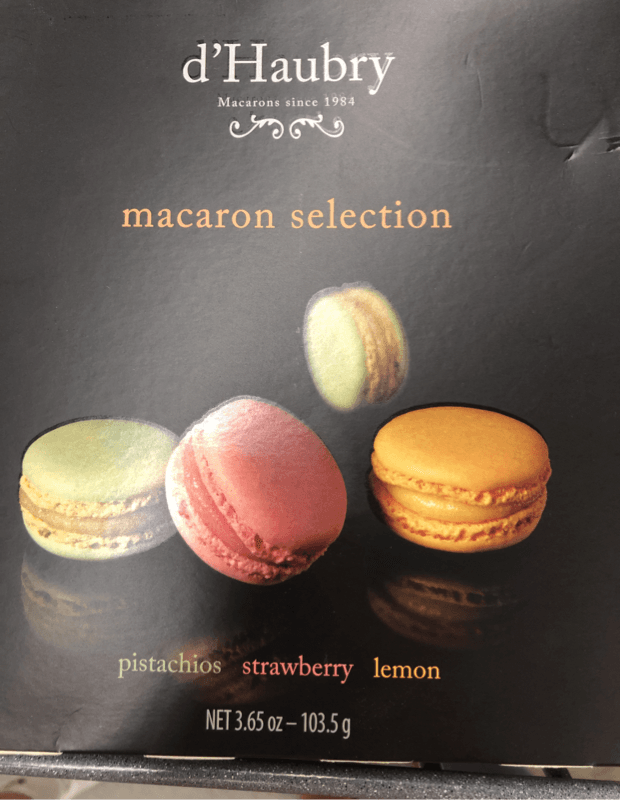 D'Haubry Macaron Selection Pistachios, Strawberry, Lemon