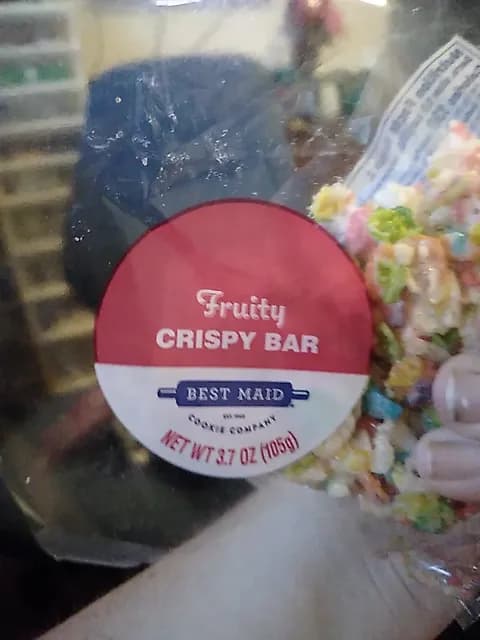 Best Maid Cookie Company Fruity Crispy Bar