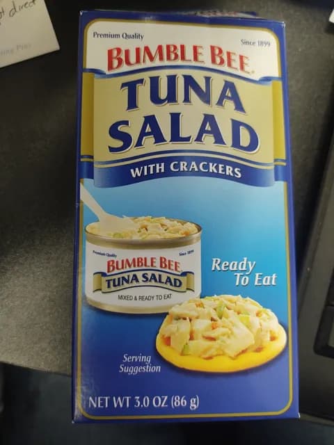 Bumble Bee Tuna Salad With Crackers