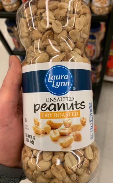 Laura Lynn Dry Roasted Unsalted Peanuts