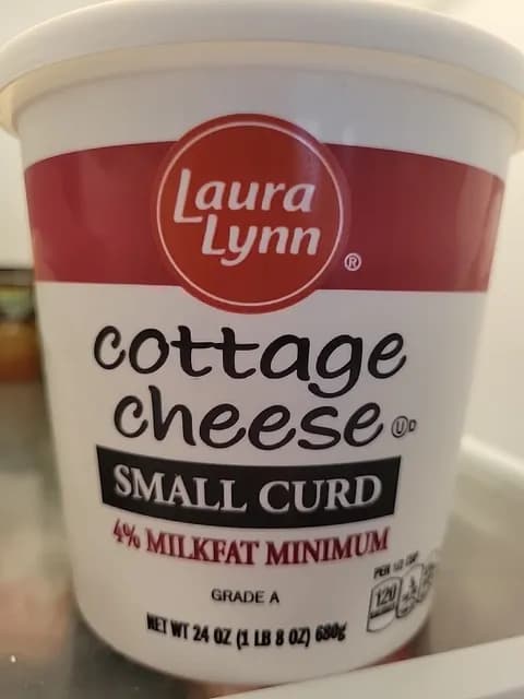 Laura Lynn Small Curd Cottage Cheese, 4% Milkfat Minimum