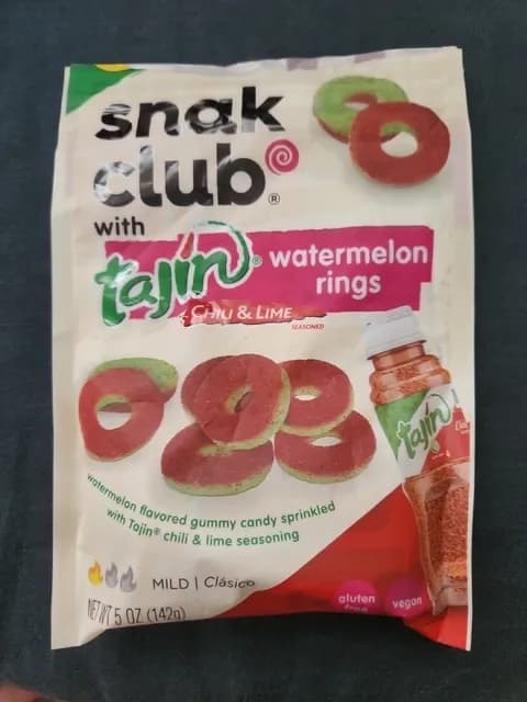 Snak Club With Tajin Watermelon Rings Chili & Lime