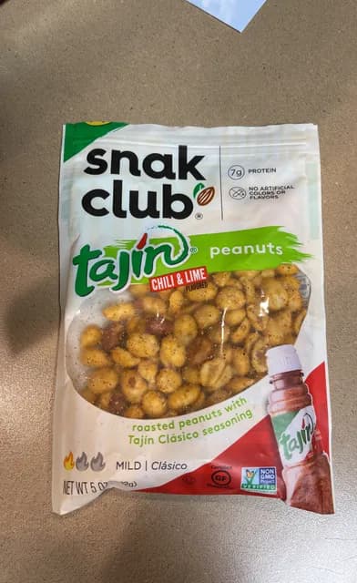 Snak Club Tajin Peanuts Chili & Lime Mild