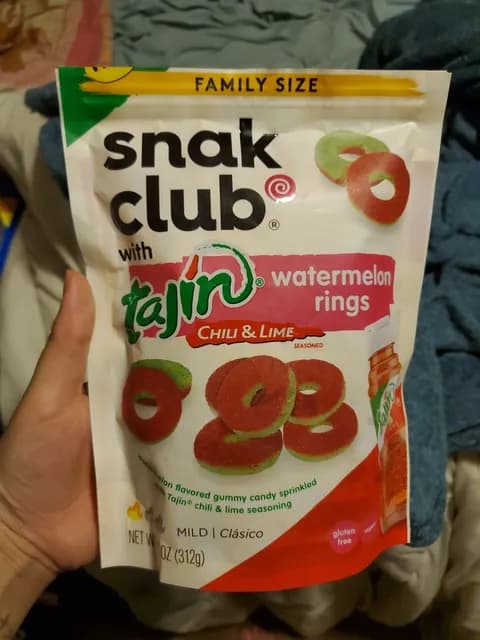 Snak Club With Tajin Chili & Lime Watermelon Rings
