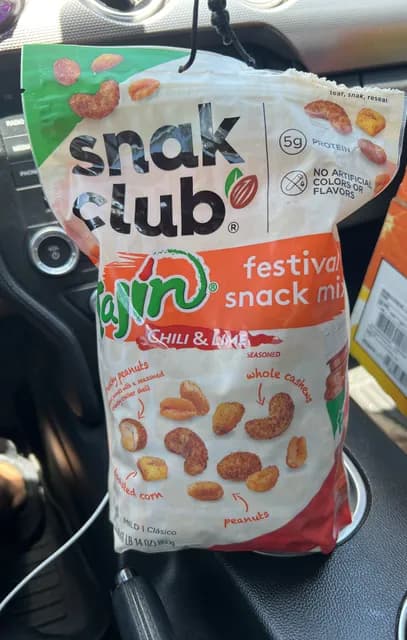 Snak Club Tajin Festival Snack Mix Chili & Lime