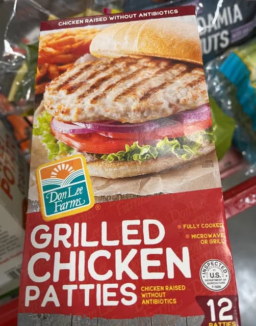 Don Lee Farms Grilled Chicken Patties