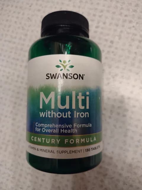 Swanson Multi Without Iron Vitamin & Mineral Supplement
