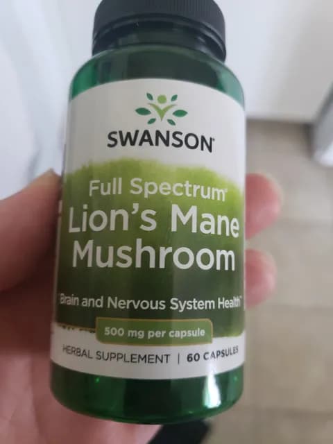 Swanson Full Spectrum Lion'S Mane Mushroom Herbal Supplement