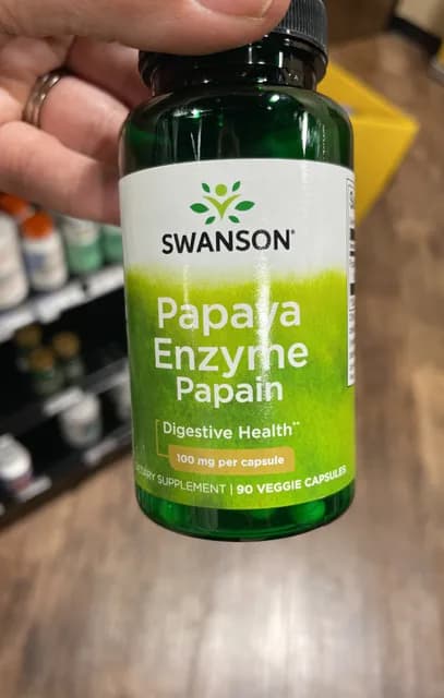 Swanson Papaya Enzyme Papain Veggie Capsules