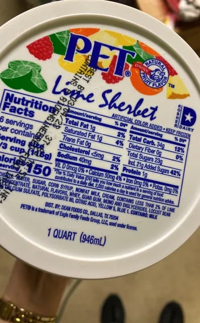Pet Lime Sherbet