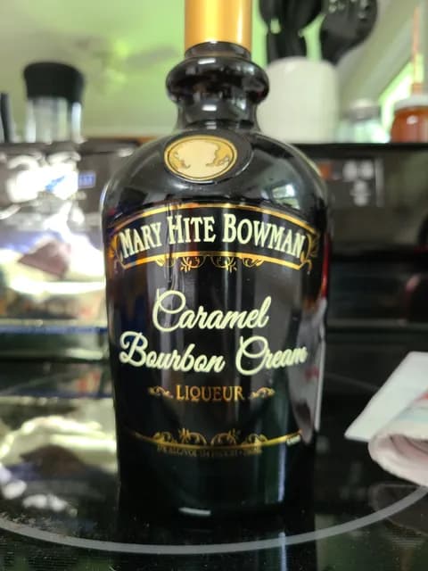 Mary Hite Bowman Caramel Bourbon Cream Liqueur