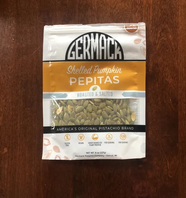 Germack Shelled Pumpkin Pepitas Roasted & Salted