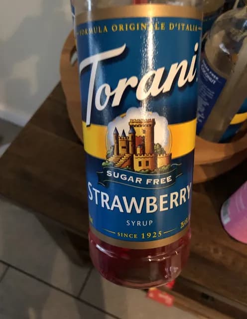 Torani Sugar Free Strawberry Syrup