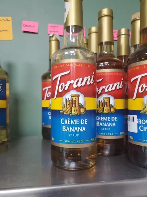 Torani Creme De Banana Syrup