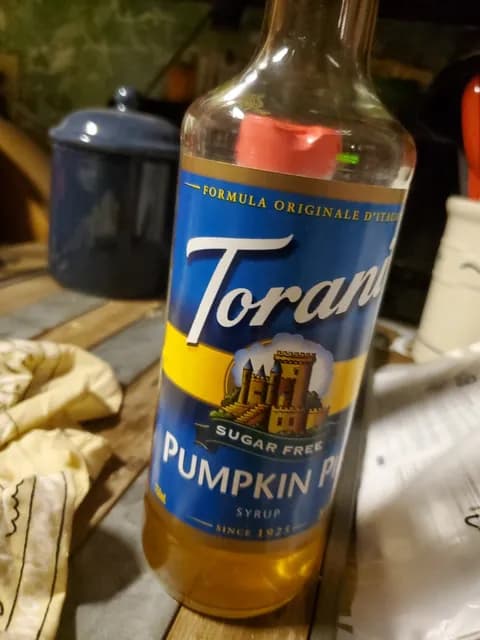 Torani Sugar Free Pumpkin Pie Syrup