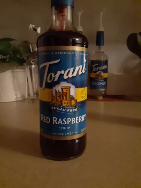 Torani Sugar Free Red Raspberry Syrup