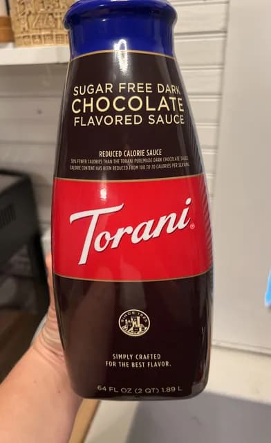 Torani Sugar Free Dark Chocolate Flavored Sauce