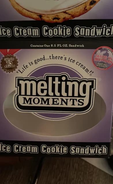 Melting Moments Ice Cream Cookie Sandwich