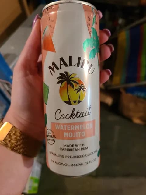 Malibu Watermelon Mojito Cocktail