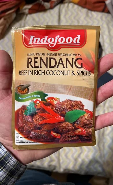 Indofood Instant Seasoning Mix For Rendang