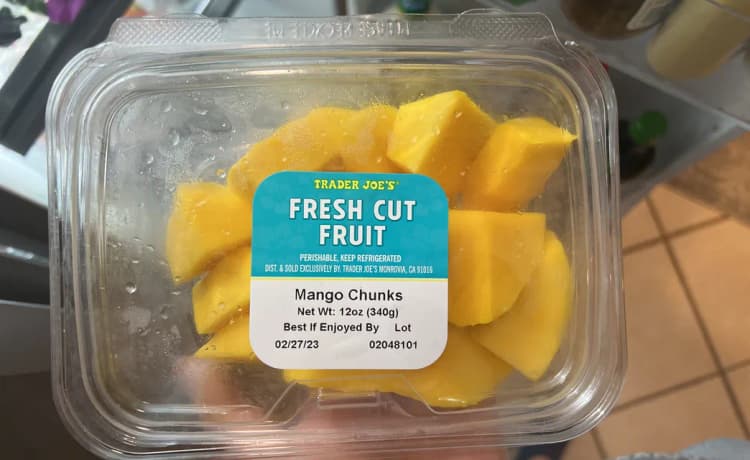Trader Joe'S Fresh Cut Fruit Mango Chunks