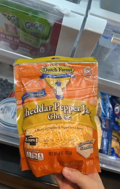 Dutch Farms Fancy Shredded Cheddar Pepper Jack Cheese
