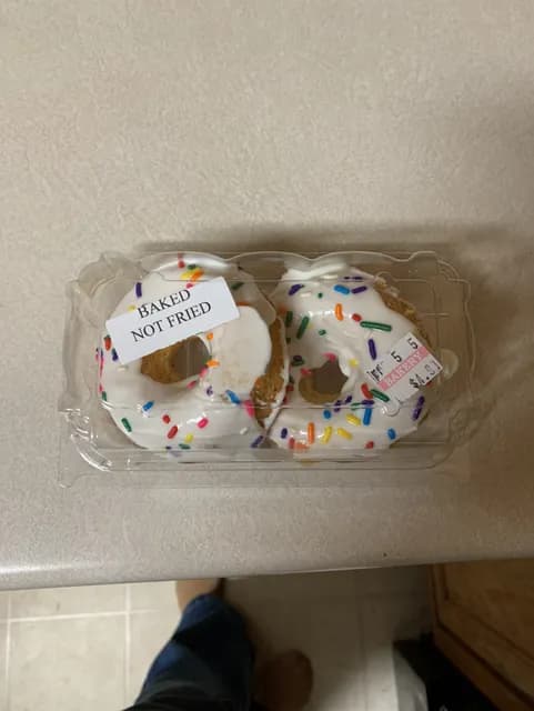 New Generation Bakery Gluten-Free Donut , Vanilla, Iced
