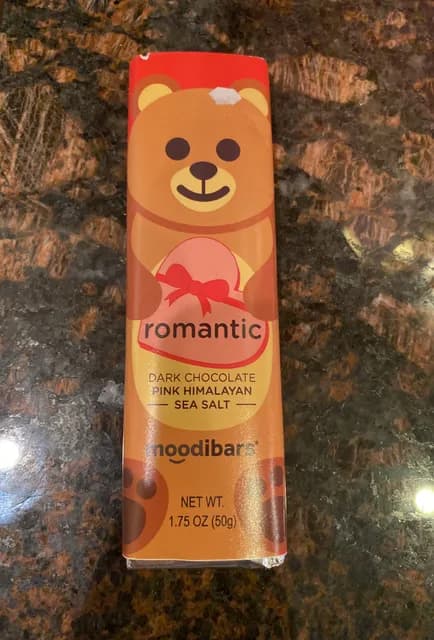 Moodibars Romantic Dark Chocolate Pink Himalayan Sea Salt