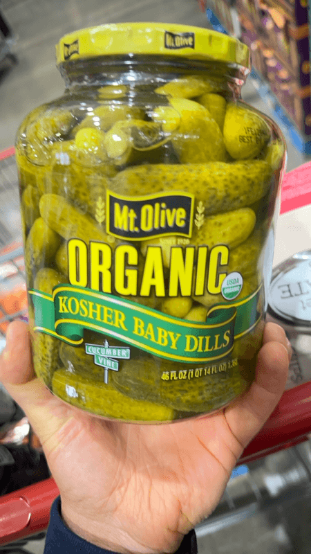 Mt. Olive Organic Kosher Baby Dills Cucumber Vine